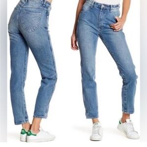 NWT Rollas & Urban Outfitters Light Blue High Rise Duster Jeans - 29